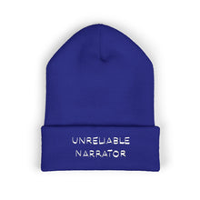 Bonnet à revers brodé « Unreliable Narrator »