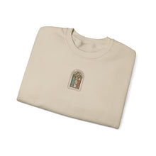 Sweat-shirt petite fenêtre en vitrail — confortable col rond gothique à arche