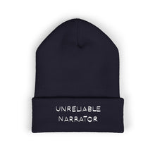 Bonnet à revers brodé « Unreliable Narrator »