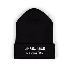 Bonnet à revers brodé « Unreliable Narrator »