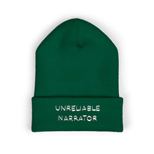 Bonnet à revers brodé « Unreliable Narrator »