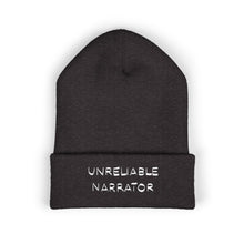 Bonnet à revers brodé « Unreliable Narrator »