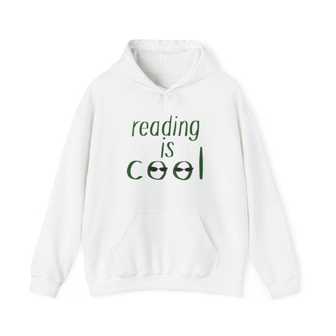 Sweat à capuche « Reading Is Cool » — Sweat graphique pour amoureux des livres