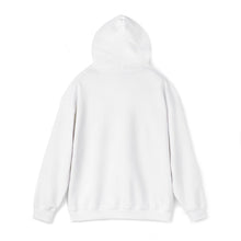 Stained Glass Arch Hoodie — Cozy White Pullover with Vintage Floral Window Design