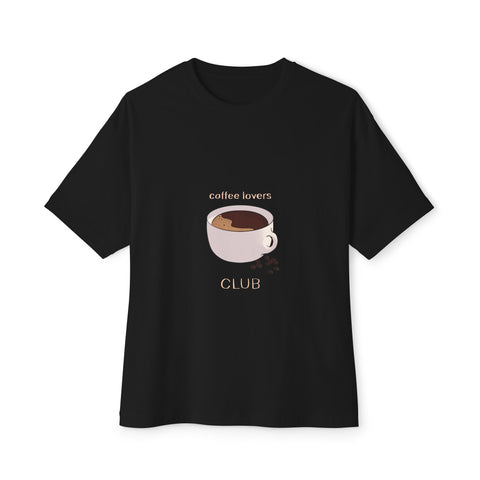 T-shirt ample Coffee Lover — Illustration de tasse mignonne